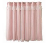 Hotainoys Blackout Bunk Bed Curtains, Thicken Privacy Loft Bed Curtains with Lace Trim for Students Single Sleeper, Style1, Loft