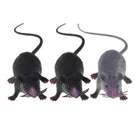 Hotainoys Mouse, 3PCS Plastic Rat, Simulation Realistic Mouse, Reusable Mice for Party, Festival, Pranks Toys Mice