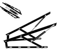 HOTAPEPU Bed Lift Mechanism 61/75/90/110/120/150cm Hydraulic Bed Lift Kit Tatami Support Rod High Box Bed Lift Furniture Heavy Duty Gas Spring Bed Storage Lift Kit Hydraulic Bed Mechanism(61cm)