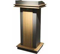 HOTAPEPU Lectern Podium Stand, Standing Lectern Podium Steady Standing Design Teacher Speaker Lecture Classroom Presentation Stand Muti-Purpose