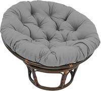 HOTAPEPU Papasan Round Chair Cushions, Outdoor Waterproof Egg Chair Pad,Thicken Papasan Chair Cushion, Swing Chair Cushion Outdoor, for Outdoor Garden, Balcony and Living Room,ordinaryM,130x130cm