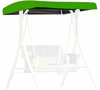 HOTAPEPU Replacement Canopy for Swing Seat 3 Seater Garden Hammock Cover,Patio Swing Top Cover with 4 Reinforced Corner Pockets for Porch Patio Garden Pool Seat (Swing not included)~/