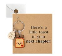 Hotcho Congratulations Gifts & Good Luck Keyring for Women, New Beginnings Present, Leaving Gift for Colleagues, Divorce Keepsake, Birthday Keyring for Teenage Girls, Graduation Gift for Her