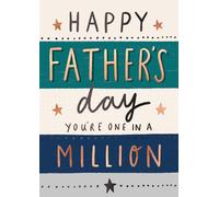 Hotchpotch Father's Day Card For A One In A Million Dad 5x7 inches