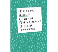 Hotchpotch Funny Father's Day Card For Dad, Chill Themed 5x7 inches