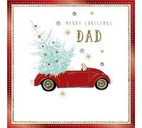 Hotchpotch Greetings Card - Dad Christmas - Handmade Morello