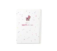 Hotchpotch Have A Smashing Birthday Card with Enamel Pinata Badge - Greetings Card, HPFL10
