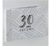 Hotchpotch Luxe Birthday Photo Album & Guest Book - 30 (Male)