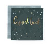 Hotchpotch Luxury Foiled Good Luck Card - Contemporary Greeting Card London 6 x 6