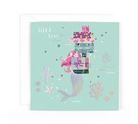 Hotchpotch Mermaid with Presents Greeting Card - Birthday Card
