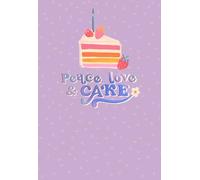Hotchpotch Peace, Love & Cake Greetings Card From The Funky Town Collection London
