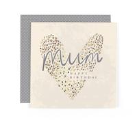 Hotchpotch Stunning Foiled Birthday Card For Mum, With Bespoke Dotty Envelope - Anise Greeting Card London Size 6 x 6 inches