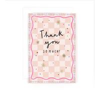 Hotchpotch Thank You Luxury Foiled Greetings Card, 9 X 7 Inches