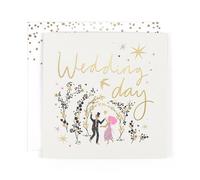 Hotchpotch Wedding Day Luxury Foiled Greetings Card, 6 X 6 Inches
