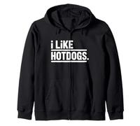 Hotdog Food Lover I like Hot Dogs Zip Hoodie