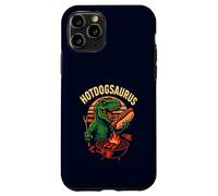 Hotdogsaurus T-Rex BBQ Grilling Funny Dinosaur Hot-Dog Lover Case for iPhone 11 Pro