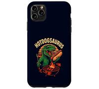 Hotdogsaurus T-Rex BBQ Grilling Funny Dinosaur Hot-Dog Lover Case for iPhone 11 Pro Max