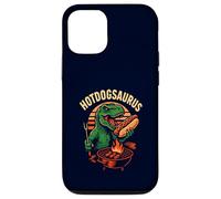 Hotdogsaurus T-Rex BBQ Grilling Funny Dinosaur Hot-Dog Lover Case for iPhone 12/12 Pro