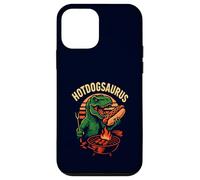 Hotdogsaurus T-Rex BBQ Grilling Funny Dinosaur Hot-Dog Lover Case for iPhone 12 mini