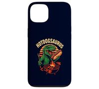 Hotdogsaurus T-Rex BBQ Grilling Funny Dinosaur Hot-Dog Lover Case for iPhone 13