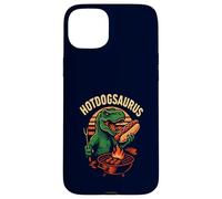 Hotdogsaurus T-Rex BBQ Grilling Funny Dinosaur Hot-Dog Lover Case for iPhone 15 Plus