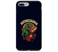 Hotdogsaurus T-Rex BBQ Grilling Funny Dinosaur Hot-Dog Lover Case for iPhone 7 Plus/8 Plus
