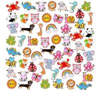 Hoteam 60 Pcs Summer Enamel Pins Bulk Hippie Preppy Label Pin Beach Hawaiian Tropical Brooch for Backpack Hat Clothes Party Favor Gift Decor, 1.2 x 1.2 inches, Zinc, zinc alloy