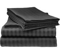 Hotel 3pc Duvet Cover Set-1000 Thread Count Egyptian Cotton, Elegant Breathable and Durable, Premium Bedding Collection-Black,King(88x88in.)