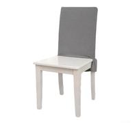 Hotel and Restaurant Chair Back Cover, Soft and Comfortable Fabric, Adds Beauty and Protects Your Furniture (light gray)