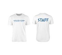 Hotel Bella Donna T-Shirt - Mamma Mia Franchise Staff Uniform Gift Present Idea 100% Combed Cotton High-Density Extreme Comfort (White Prime, 3XL)