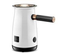 Hotel Chocolat 472725AM White Velvetiser Hot Chocolat Maker, Aluminium