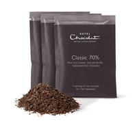 Hotel Chocolat Classic 70% Dark Hot Chocolate Sachets - Luxury Chocolate Flakes - Pack of 20 Single-Serve Sachets, 700g - Suitable for Vegetarians &