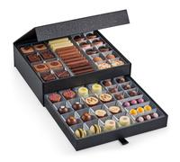 Hotel Chocolat Classic Cabinet 600g - Assortment of 61 Milk, White and Dark Chocolates - Large Chocolate Gift Box for Birthday, Anniversary, Thank You