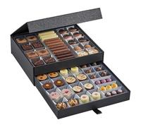 Hotel Chocolat Classic Cabinet 615g - Alcohol Free Chocolate Box - Chocolate Gifts For Birthday, Anniversary, Thank You