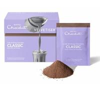 Hotel Chocolat Classic Cold Drinking Chocolate Sachets - Finely Milled Real Chocolate - Pack of 10 Single-Serve Sachets, 300g - Suitable for Vegetarians