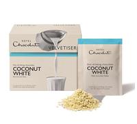 Hotel Chocolat Coconut-White Hot Chocolate Sachets - Luxury Chocolate Flakes - Pack of 10 Single-Serve Sachets, 310g - Suitable for Vegetarians