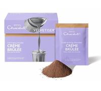 Hotel Chocolat Crème Brulee Iced Drinking Chocolate Sachets - Finely Milled Real Chocolate - Pack of 10 Single-Serve Sachets, 300g - Suitable for Vegetarians