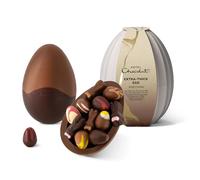 Hotel Chocolat Everything Extra-Thick Easter Egg, 390g - Thick Chocolate Shell - Filled With Truffles, Pralines & Caramels - Easter Chocolate Eggs & Gifts
