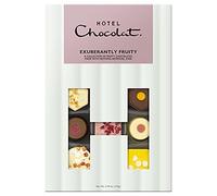 Hotel Chocolat Exuberantly Fruity H-Box 170g - 18-Piece Fruity Dark, White, Milk Chocolate Box - Suitable for Vegetarians - Gift for Birthday, Thank You, Congratulations, Anniversary