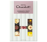 Hotel Chocolat Exuberantly Fruity H-Box 170g - 18-Piece Fruity Dark, White, Milk Chocolate Box - Suitable for Vegetarians - Gift for Birthday, Thank