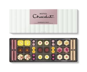 Hotel Chocolat Exuberantly Fruity Sleekster - 38 Fruity Chocolates, 345g - Suitable For Vegetarians - Gifts For Birthday, Thank You, Congratulations,