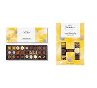 Hotel Chocolat - Happy Mother's Day Sleekster Yellow & Happy Mother's Day H-Box White