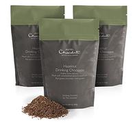 Hotel Chocolat Hazelnut Drinking Chocolate, 3 x 250 g Resealable Pouches