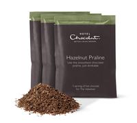 Hotel Chocolat Hazelnut Praline Hot Chocolate Sachets - Luxury Chocolate Flakes - Pack of 20 Single-Serve Sachets, 700g - Made To Pair With The