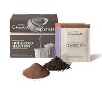 Hotel Chocolat Hot & Cold Drinking Chocolate Selection Box - Luxury Chocolate Flakes - Pack of 10 Single-Serve Sachets, 310g - Suitable for Vegetarians