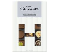 Hotel Chocolat Milk To Caramel H-Box - 14 Of Our Finest Milk and Caramel-Milk Chocolates, 155g - Chocolate Gifts For Birthday, Thank You,