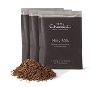 Hotel Chocolat Milky 50% Hot Chocolate Sachets - Luxury Chocolate Flakes - Pack of 20 Single-Serve Sachets, 700g - Made To Pair With The Velvetiser -