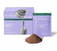Hotel Chocolat Mint Iced Drinking Chocolate Sachets - Finely Milled Real Chocolate - Pack of 10 Single-Serve Sachets, 300g - Suitable for Vegetarians