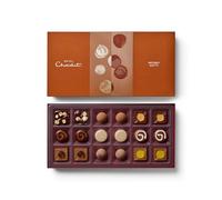 Hotel Chocolat Notably Nutty 18-Piece Boxed Selection, 205g - Chocolate Gift Box For Birthday, Anniversary, Thank You