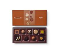 Hotel Chocolat Notably Nutty 9-Piece Boxed Selection, 105g - Chocolate Gift Box For Birthday, Anniversary, Thank You